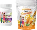 BariatricPal 30-Day Bariatric Vitamin Bundle (Multivitamin ONE 1 por día! Chewable con hierro de 45 mg - Cereza mixta y cerdito de calcio Citratos blandos 500 mg con Probióticos - Cremsicle de naranja)