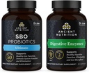 Antigua Nutrición SBO Probióticos Capsules, Ultimate, 60 Conde + Enzimas Digestivas Capsules, 90 Conde