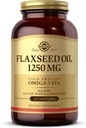 Aceite de Flaxseed Solgar 1250 mg, 100 Softgels - Orgánica, Cold-Presed Omega 3 ácidos grasos esenciales - Apoya el corazón, Inmune &amp; Skin Health - Non-GMO, Gluten Free, Dairy Free - 50 Servings