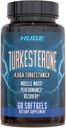 Suplemento de Turkesterone (500mg) Ajuga Turkestanica Extracto, mejora la masa muscular magra, ejercicio rendimiento, mejora la recuperación muscular con nuestra tecnología de absorción de Softgel (60 Softgels)