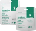 Suplemento de apoyo a la serotonina y la dopamina - 2-Mes de suministro ¦ Serotonin Suplemento 5-HTP + Dopamine Booster Tyrosine peru Natural Mood Boosters