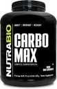 NutraBio CarboMax Maltodextrin Powder - Carbohydrate Powder for Sustained Energy - Calorie Rich for Muscle and Weight Gain - Unflavored - 5 libras, 75 Servings
