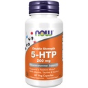 AHORA Suplementos de alimentos, 5-HTP (5-hidroxitryptofan) 200 mg, doble fuerza, soporte neurotransmisor*, 60 cápsulas de verduras