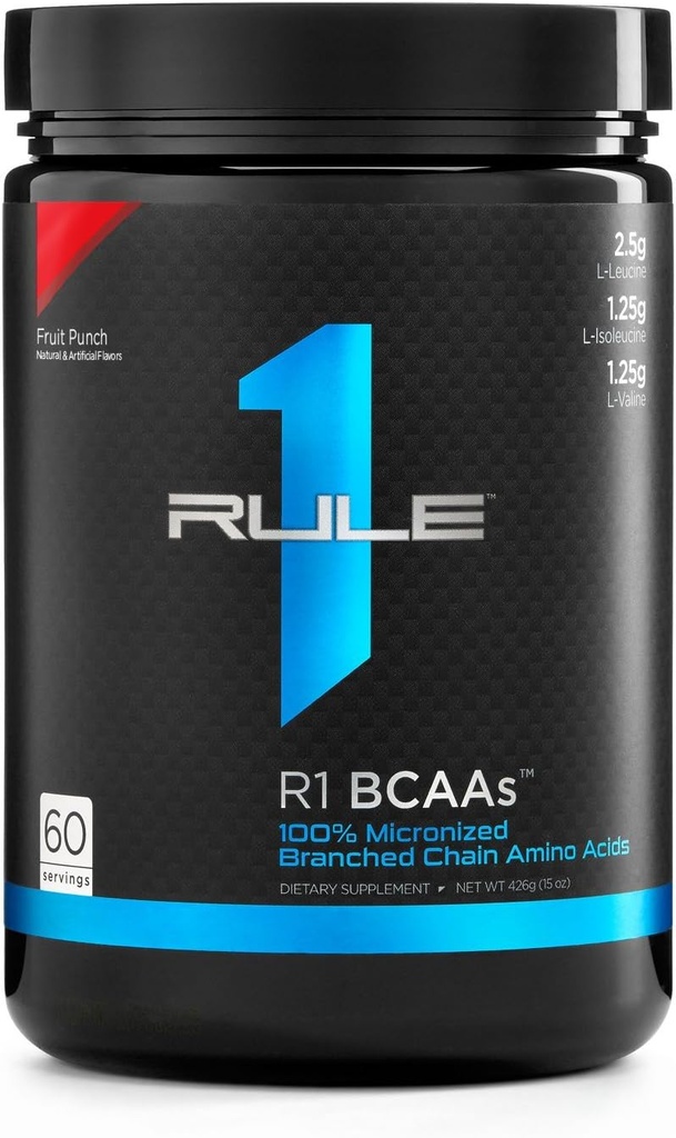 Regla 1 R1 Bcaa 60 Sirviendo el Punch de frutas, 444 Gram