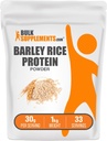 BulkSupplements.com Barley Rice Protein Powder - Vegan Protein Powder, Sports Nutrition - Unflavored & Dairy Free, 30g per Serving, 1kg (2.2 libras) (Pack of 1)