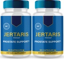 Jertaris Capsules, Jertaris Prostate Health Supplement Pills - Extra Strength, Jertaris Supports Prostate Heath All Natural Formula, Jerta RIS Capsules, Jer Taris Reseñas (2 Pack)