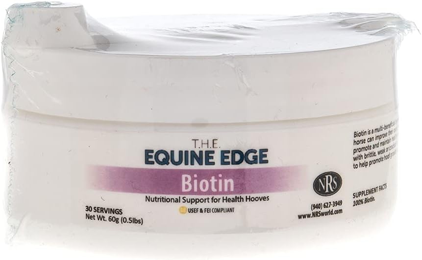 The Equine Edge THEBIO30 Biotin 30 Servings