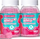 Keto ACV Gummies for Weight Loss - Delicious 1500MG Apple Cider Vinegar with Mother, Probiotics, Vitamins B6 &amp; B12, Vegan & Non-GMO - Supports Metabolism & Fat Burn for Women, 120 Vegan