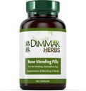 Certified Organic Bone Mending Pills by Dimmak Herbs, Bone Fracture Healing Suplemento, Bone Strengthening Pills, Chinese Medicine Herbs - 100 caps 500mg