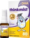 Ddrops ← Kids Thinkmist DHA Omega-3, 80 Sprays - Daily Liquid Omega-3 Suplemento - Apoyos Función cerebral saludable / Visión. Sin gomas de azúcar, no GMO