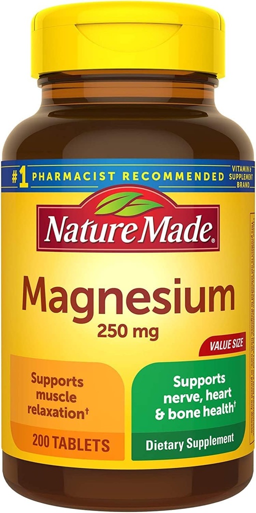 Magnesio 250 mg Tabletas