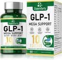 GLP-1 Probiótico Silencioso GLP-1 Suplemento, GLP-Activado con 10 millones de probióticos multi-entrenamiento CFU + Prebióticos, Naturalmente GLP 1 Producción, GLP-1 Probiótico para Hombres, 60 GLP-1 cápsula [1pcs]h1/