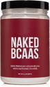 NAKED BCAAs Amino Acids Powder, Sólo 1 Ingrediente, Puro 2:1 Fórmula, Vegan Unflavored Cadena Aminoácidos, Instantized All Natural BCAA Suplemento - 500 Gramos, 100 Servimientos