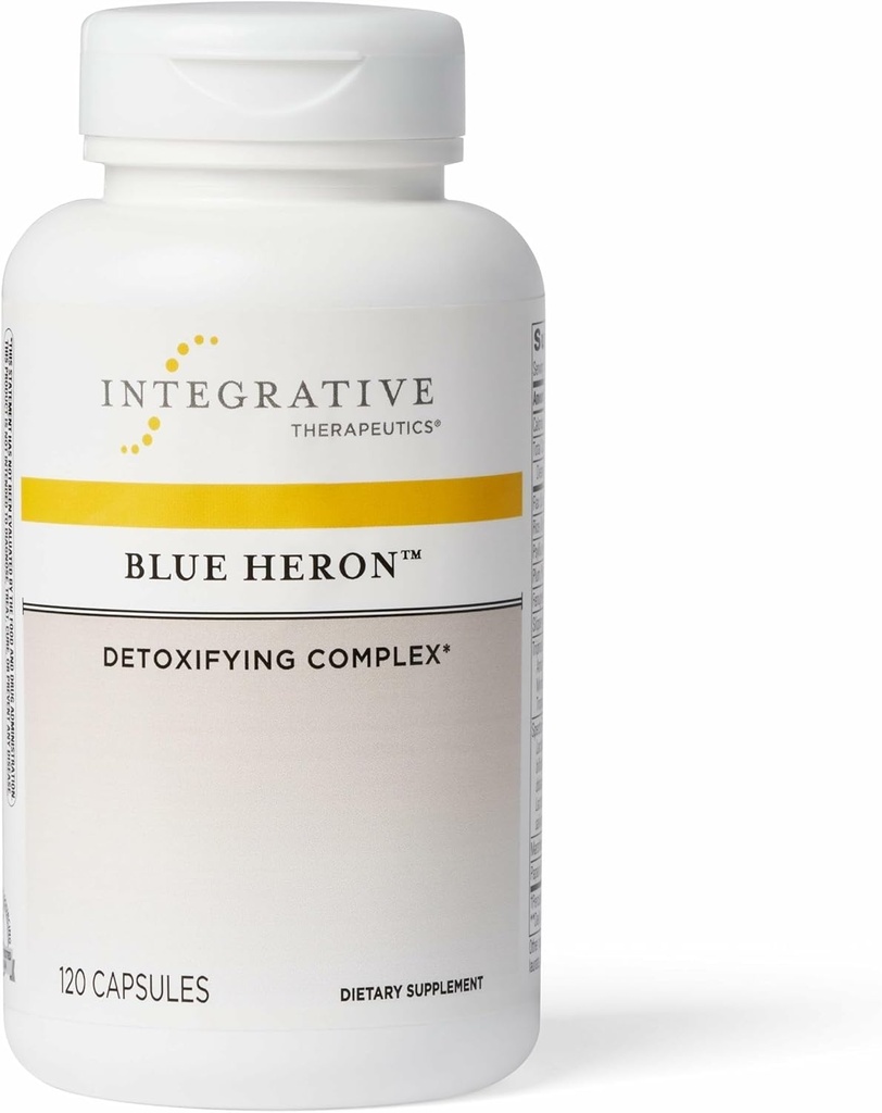 Terapéutica Integrativa Heron Azul - Suplemento Digestivo que apoya la función de colon &amp; soporte gastrointestinal* - sin lácteos - 120 cápsulas (20 piezas)