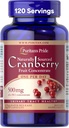 Puritan's Pride One A Day Cranberry - 120 Capsules admite salud urinaria