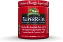Jardines Verdes Super Rojos Energizantes Superalimentos Polyphenol, Antioxidantes, Powder Drink Mix, 30servings,7.4 once
