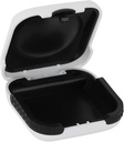 Caso de ayuda auditiva Hard Small Splashproof 2.16"*2.04"*0.39" Cushioned Interior for 2 Hearing Aids, ITE, RIC, CIC