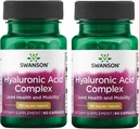 Swanson Hyaluronic Acid Complex 166 mg 60 Caps (2 Pack)