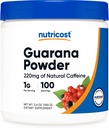 Nutricost Guarana Extract Powder 100 Grams - Natural Brazilian Herbal Caffeine/Energizer Supplement