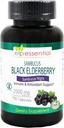 ELP ESSENTIAL Black Elderberry Capsules 2000mg Silencio 100 Conde ← Super Concentrated Sambucus Extract,Antioxidant e Immune