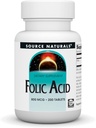 Fuente Naturales Ácido Fólico 800 Mcg Tablet, 200 Conde