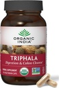 ORGANIC INDIA Triphala Capsules Orgánico - Suplemento Herbal con Amla, Bibhitaki, Haritaki, Digestión > Apoyo al Sistema Inmunitario, Adaptógeno, Vegan, USDA Orgánica certificada - 90 cápsulas