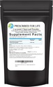 Prescribed For Life Activated Charcoal Powder, Coconut Shell Charcoal Ultra Fine Husk Food Grade Powder (8 oz)