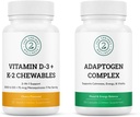 Complejo Adaptógeno &amp; Vitamina D3+K2 Chewables Bundle