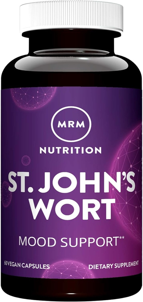 MRM Nutrition St. John’s Wort TEN 0.3% Hypericin 450mg ← Mood + Well-Being Support
