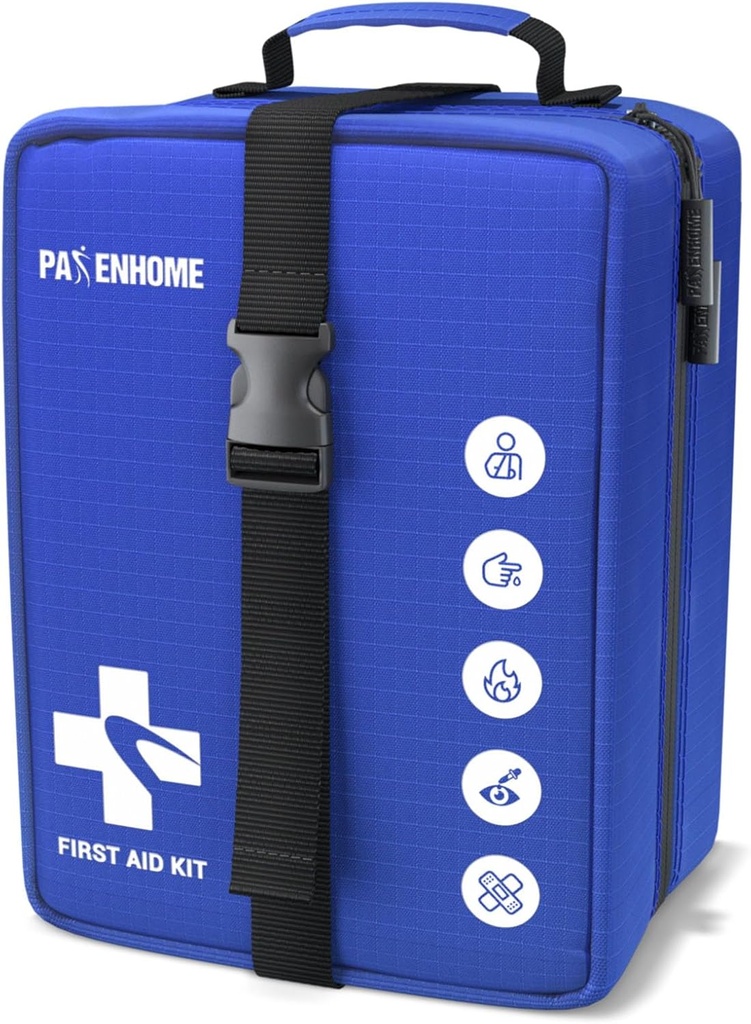 Professional 506 PCS First Aid Kit – 4-in-1 Detachable Emergency Medical Kit for Home, Car, Travel, Camping, Hiking, Workplace, Vehicle and Outdoor, Large First Aid Kit Survival
