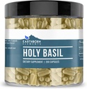 Earthborn Elements Holy Basil 200 Capsules, Pure & Undiluted, No Additives