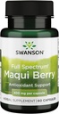 Swanson Full Spectrum Maqui Berry 400 Milligrams 60 Capsules