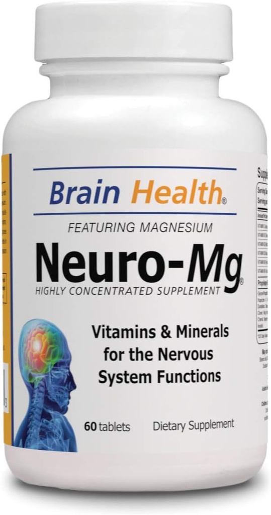 Salud cerebral Neuro MG Suplemento dietético 100% natural - 60 Tablas
