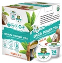 SOLLO Brain Power Organic Green Tea Pods with MCT, Acai & Essential nutrition, Nootropic Brain Booster- Mejora la memoria y el foco Compatible con 2.0 K-Cup Keurig Brewers, 24 Ct