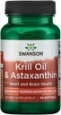 Swanson EFA Krill Oil " ASTAXANTHIN 30 SGELS