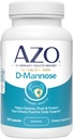 AZO D Mannose Urinary Tract Health, Cleanse, Flush & Protect The Urinary Tract, No.1 Pharmacist Recommended Brand, Clinical Strength, Non-GMO, 120 Count