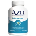 AZO D Mannose Urinary Tract Health, Cleanse, Flush &amp; Protect The Urinary Tract, No.1 Pharmacist Recommended Brand, Clinical Strength, Non-GMO, 120 Count