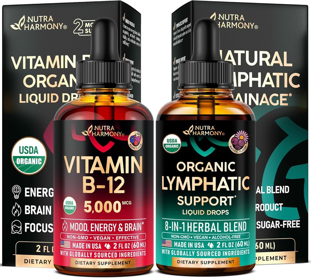 NUTRAHARMONY Energy, Focus, Mood, Brain Health &amp; Immune Support, Cleanse " Detox