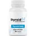 Thyroid Daily - The First Nutrient Complete Multi Designed for Optimal Thyroid Health. Thyroid Daily is Iodine Free w/ 19 Thyroid Daily Essential Nutrients for Thyroid Support.