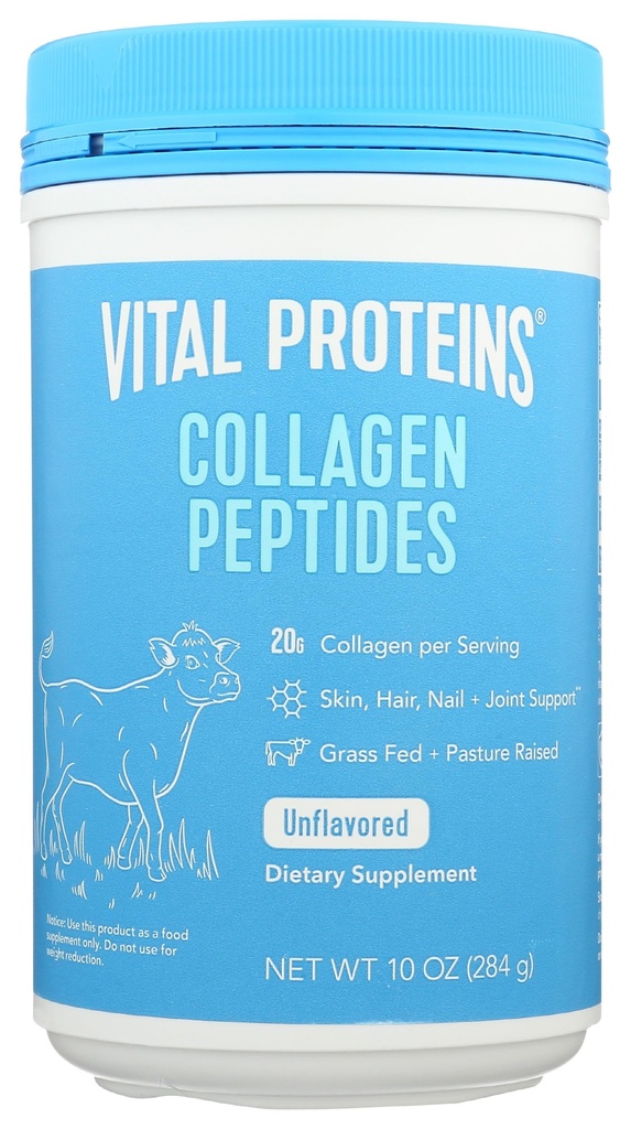 VITAL PROTEINS Collagen Peptide Protein Powder, 10 OZ