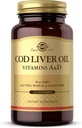Solgar Cod Liver Oil - 250 Softgels - Proporciona vitaminas A &amp; D - No GMO, Gluten Gratis - 250 Serviciones