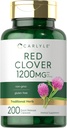 Carlyle Red Clover Capsules 1200mg Silencio 200 Conde Silencio Trifolium Pratense Silencio No GMO, Gluten Gratis ← Red Clover Blossom Resumen Suplemento