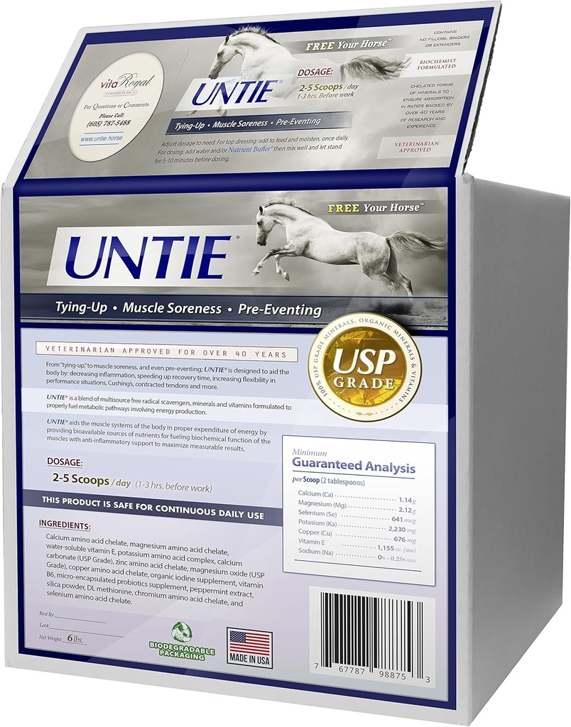 para Caballos - Soporte Inflamatorio, Musculo y Conjunto - 100% Absorbable (6 libras).