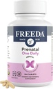 FREEDA Prenatal Vitamina - Kosher Prenatals - Vitaminas Prenatales con Hierro, Ácido Fólico Prenatal, Choline, Vitamina D - One Daily Pre Natal Multivitamin Support for Pregnant & Lactating Women (100)
