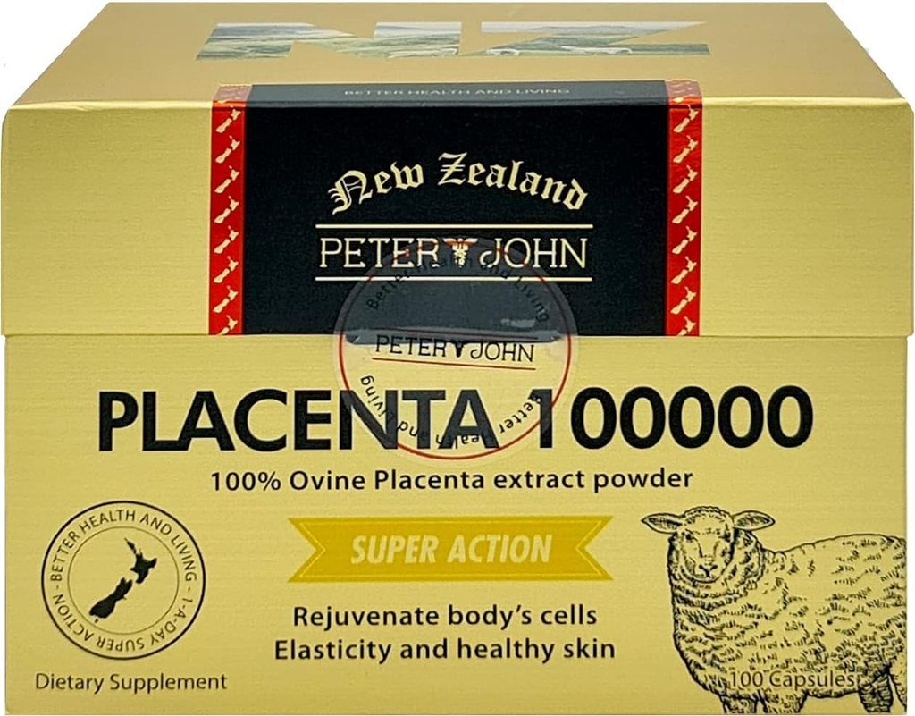 HEALTHFARM Peter John Ovine Placenta 100000 100 cápsulas (1)