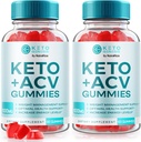 (2 Pack) Keto Genesis Keto ACV Gummies Advanced Weight Pérdida - Keto Genesis Gummies, Keto Genesis Keto ACV Gummies, Keto + ACV Gummy, Maximum Strength Supplement, KetoGenesis Reviews (120 Gummies)