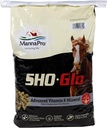 Sho-Glo Horse Vitamina &amp; Suplemento Mineral – Manna Pro – Suplemento Equino diario completo para la piel sana, la carne y los cascos – Fortificado con antioxidantes, ácidos aminoácidos " nutrientes esenciales – 25 lb Bag