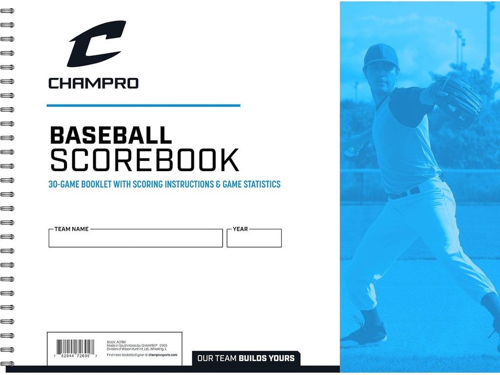 CHAMPROBaseball Score Book