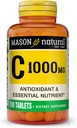 MASON NATURAL Vitamina C 1000 mg, 100 Day Supply, Supports Healthy Immune System, Antioxidant and Essential Nutrient, 1 Pack