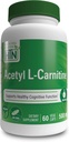 Acetil L-Carnitina (500 mg, 60 cápsulas)